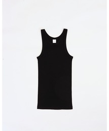 FRONT 11201（フロントワンワントゥーオーワン）の「Rib Tank Top（Tシャツ/カットソー）」