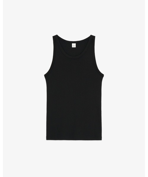 FRONT 11201(フロントワンワントゥーオーワン)の「Men's Rib Tank Top(Tシャツ/カットソー・メンズ・ホワイト/ブラック・2/1/S/M)」の2枚目の写真