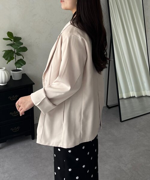 prose verse（プロズヴェール）の「金ボタンテーラードジャケット（テーラードジャケット・レディース・ピンク/ネイビー/ライトベージュ・LARGE/MEDIUM）」の12枚目の写真