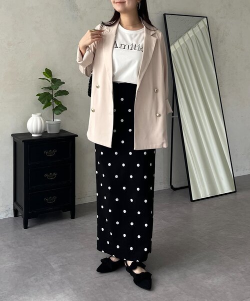 prose verse（プロズヴェール）の「金ボタンテーラードジャケット（テーラードジャケット・レディース・ピンク/ネイビー/ライトベージュ・LARGE/MEDIUM）」の18枚目の写真