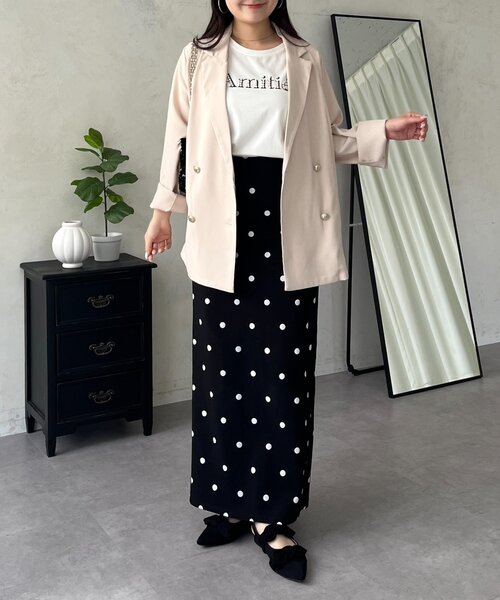 prose verse（プロズヴェール）の「金ボタンテーラードジャケット（テーラードジャケット・レディース・ピンク/ネイビー/ライトベージュ・LARGE/MEDIUM）」の19枚目の写真