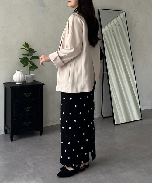 prose verse（プロズヴェール）の「金ボタンテーラードジャケット（テーラードジャケット・レディース・ピンク/ネイビー/ライトベージュ・LARGE/MEDIUM）」の21枚目の写真