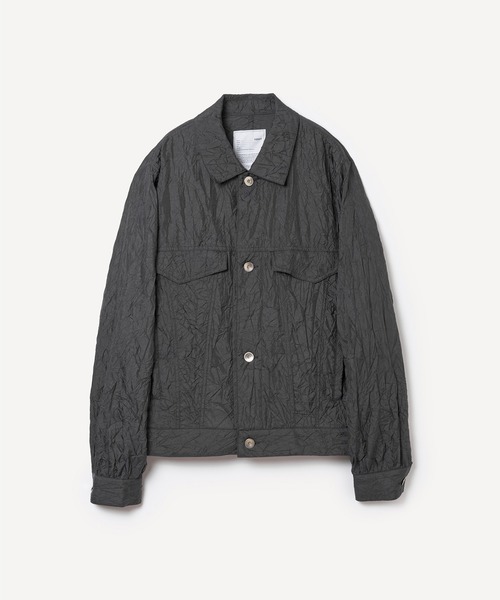 YDOT（ワイドット）の「【YDOT】WRINKLE NYLON TT JACKET（ナイロンジャケット・メンズ・ネイビー/ダークグレー・M/L）」の2枚目の写真