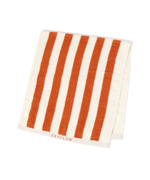 BAYFLOW（ベイフロー）の「BFフェイスタオル(太ストライプ)35×80（タオル・レディース・ネイビー/ブルー・0）」の15枚目の写真