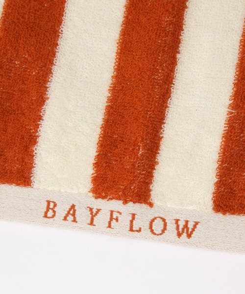 BAYFLOW（ベイフロー）の「BFフェイスタオル(太ストライプ)35×80（タオル・レディース・ネイビー/ブルー・0）」の10枚目の写真