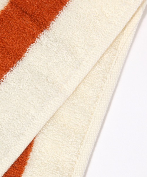 BAYFLOW（ベイフロー）の「BFフェイスタオル(太ストライプ)35×80（タオル・レディース・ネイビー/ブルー・0）」の11枚目の写真