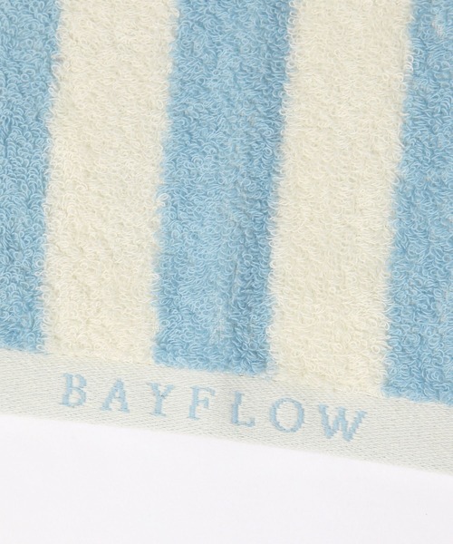 BAYFLOW（ベイフロー）の「BFフェイスタオル(太ストライプ)35×80（タオル・レディース・ネイビー/ブルー・0）」の12枚目の写真