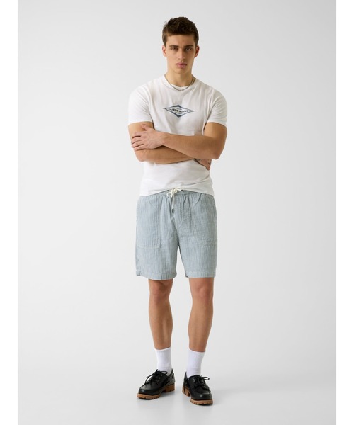 GUESS JEANS(ゲスジーンズ)の「GUESS JEANS Jogger Short ハーフパンツ ショートパンツ(その他パンツ・メンズ・カーキ/ライトブルー・32inch/30inch/29inch/28inch/31inch)」の8枚目の写真