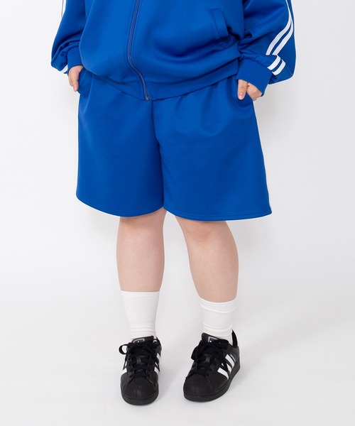 PUNYUS（プニュズ）の「フードジャージショートパンツ（その他パンツ・レディース・オレンジ/レッド/グリーン/イエロー/ホワイト/ピンク/ブルー/ブラック/サックスブルー/パープル・4/3/2/1/5）」の6枚目の写真