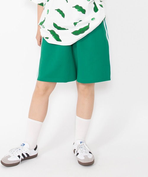 PUNYUS（プニュズ）の「フードジャージショートパンツ（その他パンツ・レディース・オレンジ/レッド/グリーン/イエロー/ホワイト/ピンク/ブルー/ブラック/サックスブルー/パープル・4/3/2/1/5）」の11枚目の写真