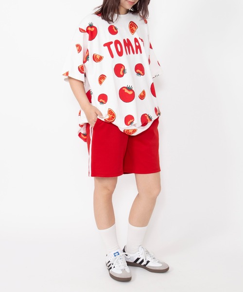 PUNYUS（プニュズ）の「フードジャージショートパンツ（その他パンツ・レディース・オレンジ/レッド/グリーン/イエロー/ホワイト/ピンク/ブルー/ブラック/サックスブルー/パープル・4/3/2/1/5）」の17枚目の写真
