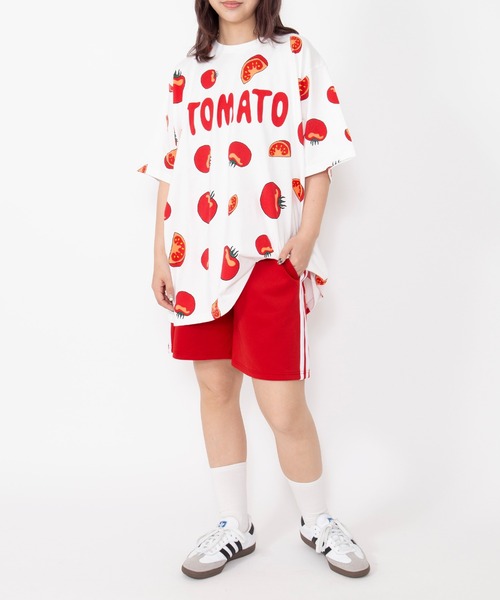 PUNYUS（プニュズ）の「フードジャージショートパンツ（その他パンツ・レディース・オレンジ/レッド/グリーン/イエロー/ホワイト/ピンク/ブルー/ブラック/サックスブルー/パープル・4/3/2/1/5）」の19枚目の写真