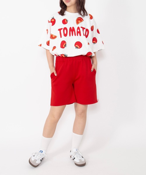 PUNYUS（プニュズ）の「フードジャージショートパンツ（その他パンツ・レディース・オレンジ/レッド/グリーン/イエロー/ホワイト/ピンク/ブルー/ブラック/サックスブルー/パープル・4/3/2/1/5）」の21枚目の写真