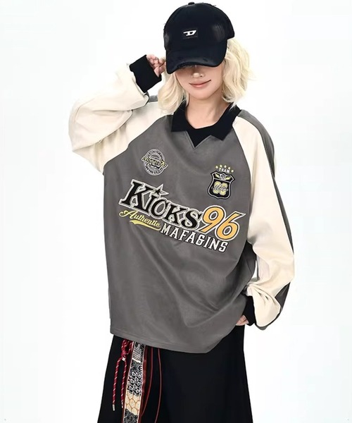 mushwear(マッシュウェア)の「ヴィンテージロゴシャツ(その他トップス・メンズ・グレー/イエロー・MEDIUM/LARGE/X-LARGE)」の1枚目の写真