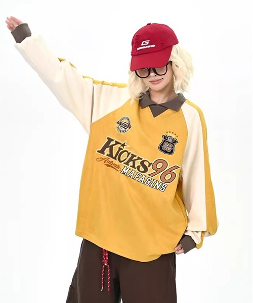 mushwear(マッシュウェア)の「ヴィンテージロゴシャツ(その他トップス・メンズ・グレー/イエロー・MEDIUM/LARGE/X-LARGE)」の2枚目の写真