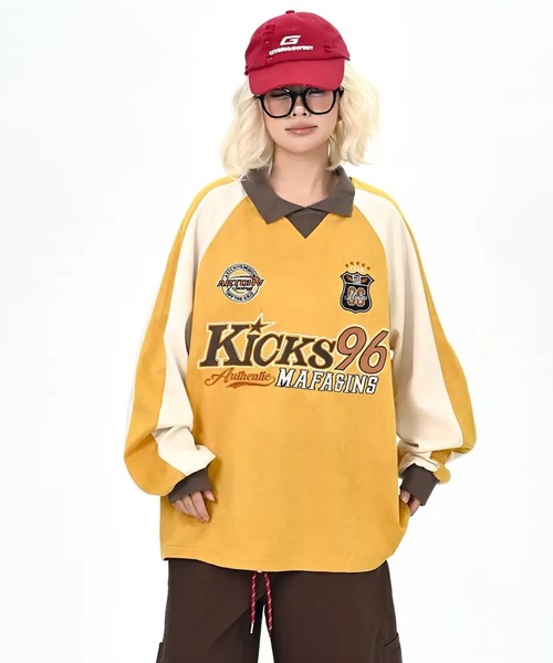 mushwear(マッシュウェア)の「ヴィンテージロゴシャツ(その他トップス・メンズ・グレー/イエロー・MEDIUM/LARGE/X-LARGE)」の4枚目の写真