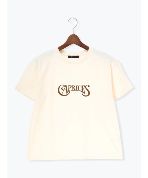 Te chichi(テチチ)の「パール&ロゴプリントTシャツ(Tシャツ/カットソー・レディース・オフホワイト/チャコールグレー/クリーム・F)」の16枚目の写真