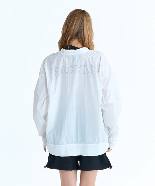 ROXY(ロキシー)の「ROXY/ロキシー ジップアップ ラッシュガード レディース UT SALTY SQUAD JACKET RLY261045 UT(その他アウター・レディース・ホワイト/ブラック・M)」の9枚目の写真
