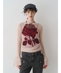 jouetie | ローズシアートップス(Tシャツ/カットソー)
