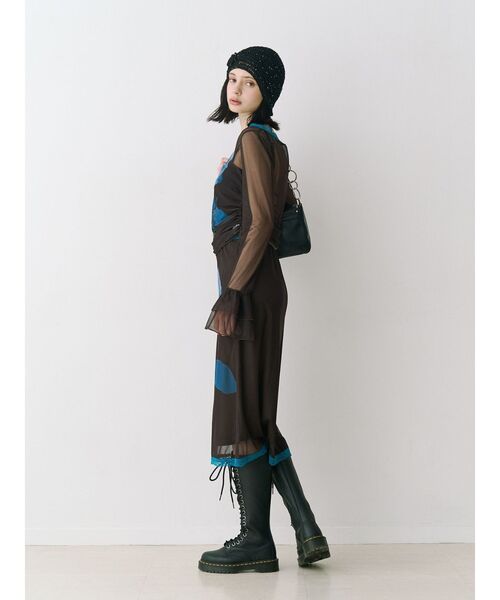 jouetie(ジュエティ)の「ローズシアートップス(Tシャツ/カットソー・レディース・アイボリー/ブラウン・MEDIUM)」の3枚目の写真