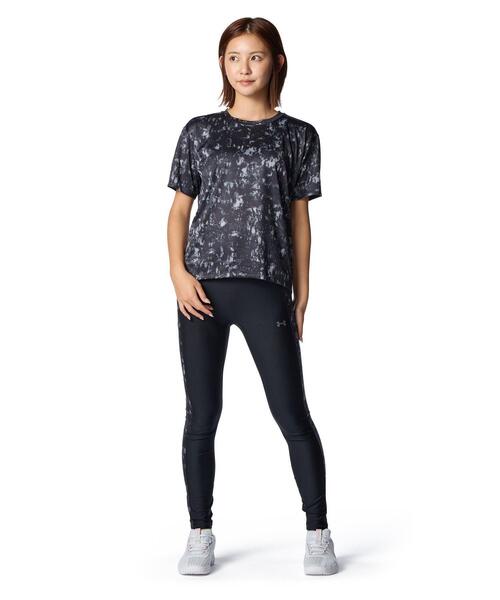 UNDER ARMOUR(アンダーアーマー)の「UAテック ボックス オールオーバー プリント Tシャツ(トレーニング/レディース)(Tシャツ/カットソー・レディース・ブラック・XL/M/L/S)」の3枚目の写真