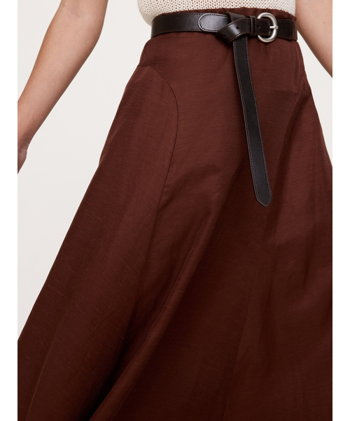 Banana Republic（バナナリパブリック）の「ビスコース リネン マキシスカート（スカート・レディース・ベージュ/ブラック/ブラウン・XS/L/M/S）」の7枚目の写真