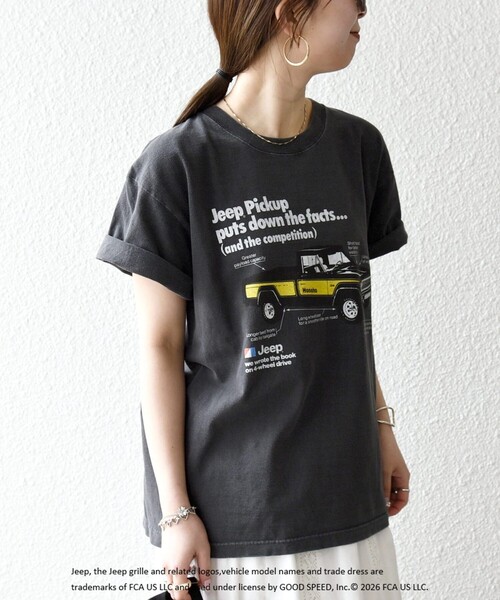 GOOD ROCK SPEED(グッドロックスピード)の「GOOD ROCK SPEED:〈洗濯機可能〉CAR ロゴ プリント TEE(Tシャツ/カットソー・レディース・チャコールグレー/グレー系その他・ONE SIZE)」の20枚目の写真