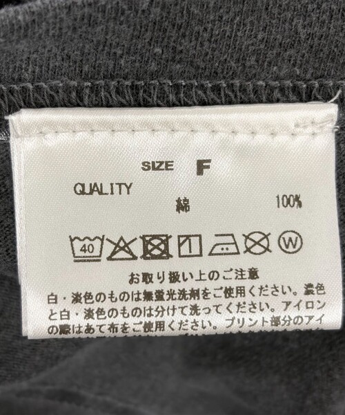 GOOD ROCK SPEED(グッドロックスピード)の「GOOD ROCK SPEED:〈洗濯機可能〉CAR ロゴ プリント TEE(Tシャツ/カットソー・レディース・チャコールグレー/グレー系その他・ONE SIZE)」の3枚目の写真