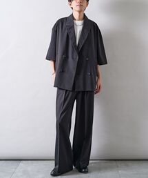 CRAFT STANDARD BOUTIQUE | 半袖ダブルテーラードセットアップ(セットアップ)