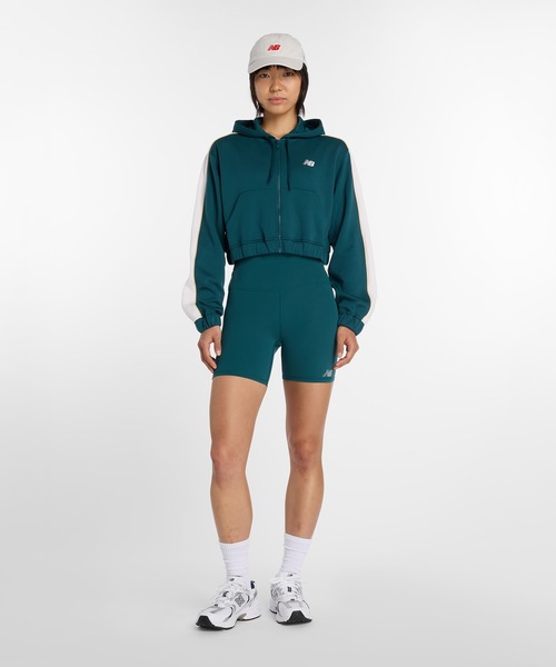 NEW BALANCE(ニューバランス)の「インターロックフルジップ(パーカー・レディース・ダークグリーン・SMALL/MEDIUM/LARGE/X-LARGE)」の8枚目の写真