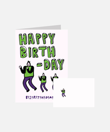 KONGJUDESIGNS（コンジュデザインズ）の「ゴウ誕生日カード（ステーショナリー）」