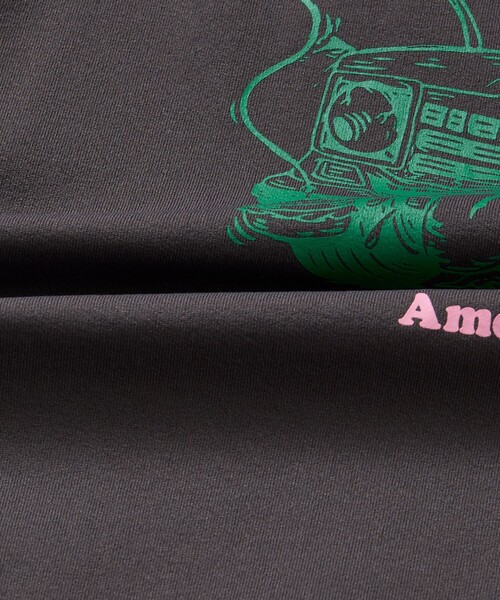 FREAK'S STORE(フリークスストア)の「限定展開 SHE WOLF DINER×FREAK'S STORE/シーウルフダイナー 別注 ビッグシルエット バックプリントTシャツ/抗菌防臭/吸水速乾/UV(Tシャツ/カットソー・メンズ・ホワイト/チャコールグレー/ブラウン・LARGE/SMALL/MEDIUM)」の18枚目の写真