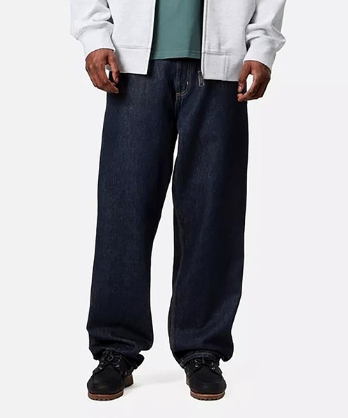 Carhartt WIP（カーハートダブリューアイピー）の「【Carhartt WIP】SINGLE KNEE PANT I032024（チノパンツ・メンズ・ブルー/ブルー系その他/ブラック・32/34/30）」の3枚目の写真