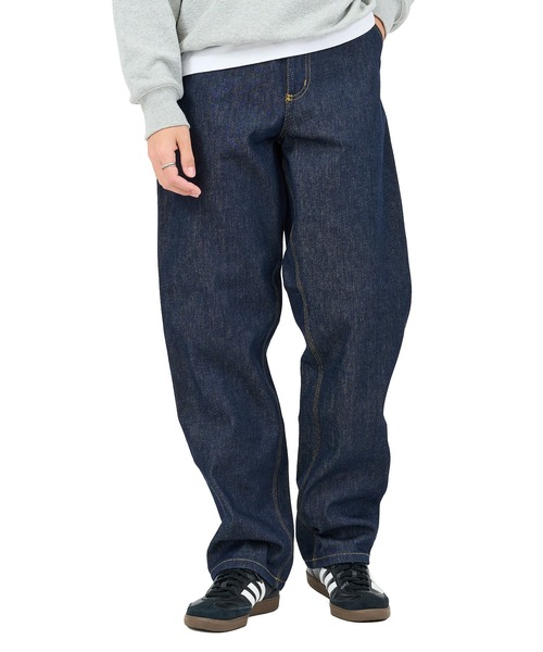 Carhartt WIP（カーハートダブリューアイピー）の「【Carhartt WIP】SINGLE KNEE PANT I032024（チノパンツ・メンズ・ブルー/ブルー系その他/ブラック・32/34/30）」の2枚目の写真