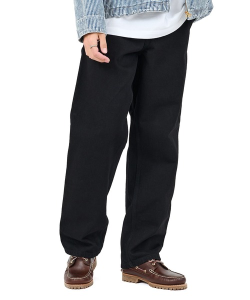 Carhartt WIP（カーハートダブリューアイピー）の「【Carhartt WIP】SINGLE KNEE PANT I032024（チノパンツ・メンズ・ブルー/ブルー系その他/ブラック・32/34/30）」の4枚目の写真