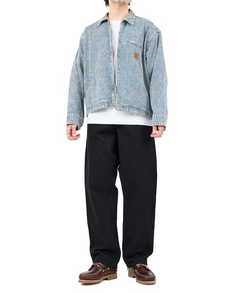 Carhartt WIP（カーハートダブリューアイピー）の「【Carhartt WIP】SINGLE KNEE PANT I032024（チノパンツ・メンズ・ブルー/ブルー系その他/ブラック・32/34/30）」の7枚目の写真