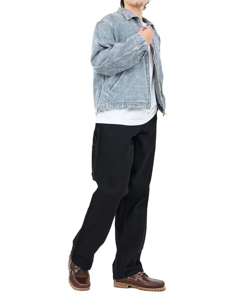 Carhartt WIP（カーハートダブリューアイピー）の「【Carhartt WIP】SINGLE KNEE PANT I032024（チノパンツ・メンズ・ブルー/ブルー系その他/ブラック・32/34/30）」の8枚目の写真