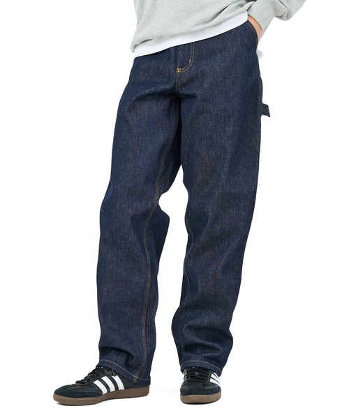 Carhartt WIP（カーハートダブリューアイピー）の「【Carhartt WIP】SINGLE KNEE PANT I032024（チノパンツ・メンズ・ブルー/ブルー系その他/ブラック・32/34/30）」の10枚目の写真