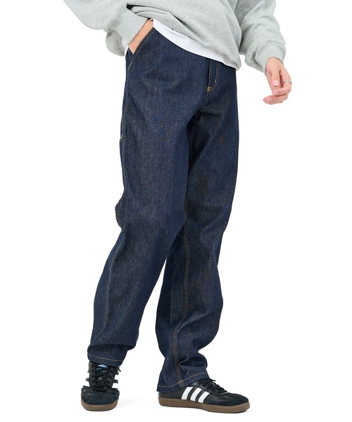 Carhartt WIP（カーハートダブリューアイピー）の「【Carhartt WIP】SINGLE KNEE PANT I032024（チノパンツ・メンズ・ブルー/ブルー系その他/ブラック・32/34/30）」の11枚目の写真