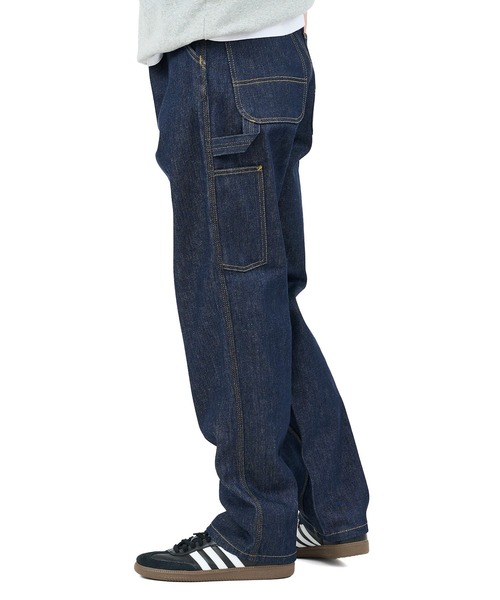 Carhartt WIP（カーハートダブリューアイピー）の「【Carhartt WIP】SINGLE KNEE PANT I032024（チノパンツ・メンズ・ブルー/ブルー系その他/ブラック・32/34/30）」の12枚目の写真