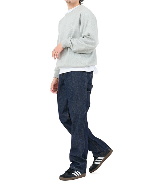 Carhartt WIP（カーハートダブリューアイピー）の「【Carhartt WIP】SINGLE KNEE PANT I032024（チノパンツ・メンズ・ブルー/ブルー系その他/ブラック・32/34/30）」の14枚目の写真