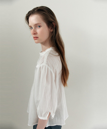 THE LILLE（ザ リル）の「Veil Half Blouse_Ivory（シャツ/ブラウス）」