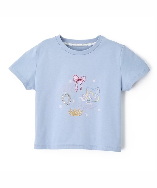 Cath Kidston(キャスキッドソン)の「コンパクトTシャツ Centre Stage(Tシャツ/カットソー・レディース・ピンク/ライトイエロー/サックスブルー/ホワイト・FREE)」の3枚目の写真