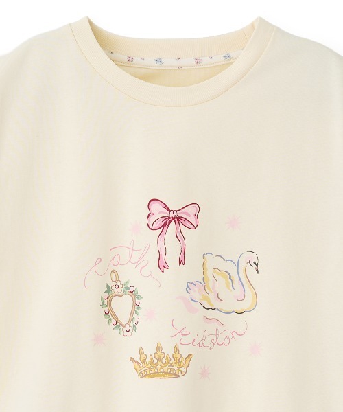 Cath Kidston(キャスキッドソン)の「コンパクトTシャツ Centre Stage(Tシャツ/カットソー・レディース・ピンク/ライトイエロー/サックスブルー/ホワイト・FREE)」の13枚目の写真