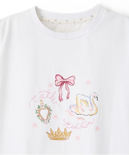 Cath Kidston(キャスキッドソン)の「コンパクトTシャツ Centre Stage(Tシャツ/カットソー・レディース・ピンク/ライトイエロー/サックスブルー/ホワイト・FREE)」の15枚目の写真