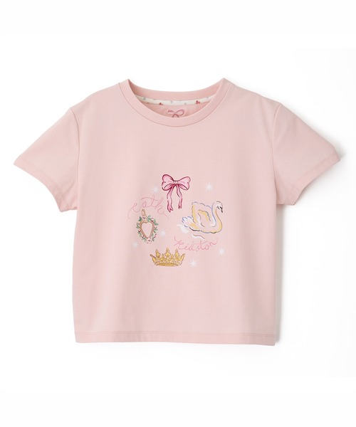 Cath Kidston(キャスキッドソン)の「コンパクトTシャツ Centre Stage(Tシャツ/カットソー・レディース・ピンク/ライトイエロー/サックスブルー/ホワイト・FREE)」の8枚目の写真