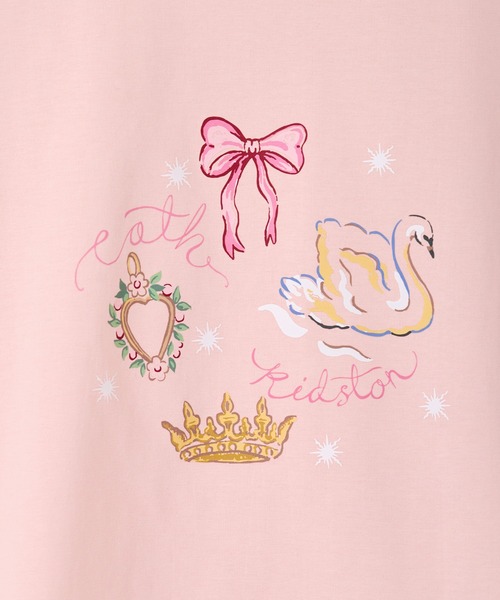 Cath Kidston(キャスキッドソン)の「コンパクトTシャツ Centre Stage(Tシャツ/カットソー・レディース・ピンク/ライトイエロー/サックスブルー/ホワイト・FREE)」の9枚目の写真