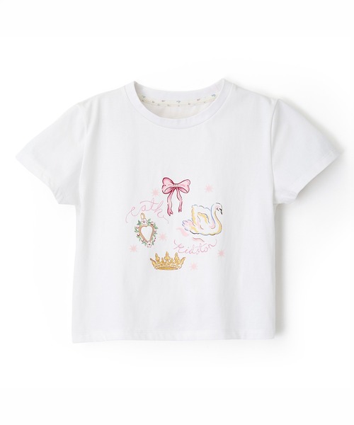 Cath Kidston(キャスキッドソン)の「コンパクトTシャツ Centre Stage(Tシャツ/カットソー・レディース・ピンク/ライトイエロー/サックスブルー/ホワイト・FREE)」の14枚目の写真
