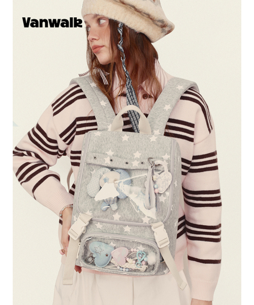 VANWALK（バンウォーク）の「Showcase Backpack [Gray]（バックパック/リュック・レディース・アッシュグレー・FREE）」の2枚目の写真