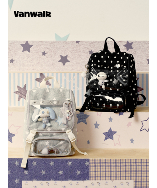 VANWALK（バンウォーク）の「Showcase Backpack [Gray]（バックパック/リュック・レディース・アッシュグレー・FREE）」の6枚目の写真